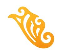 Uonlytech Règle Multifonctionnelle de Couture en Plastique Or pour Designers et Étudiants, Facile à Utiliser, Améliore L'efficacité Travail, pour Usage Professionnel en Couture