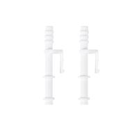 Uonlytech Résine Blanche Plateau de Drainage Épaissi pour Pot de Fleurs | Rainures Sculptées, Circulation D’eau et Réserve Intégrée, Usage Intérieur ou Balcon, Base Étanche