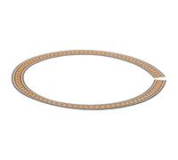 Uonlytech Rosette Décorative pour Guitare Acoustique en Bois, Motif Beige | Anneau Rond à Motifs, Protège L’usure du Trou, Style Vintage, pour Guitare Standard et Studio