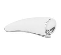 Uonlytech Rouleau de Massage Visage Féminin en Alliage de Zinc Argenté, Promoteur de Circulation Sanguine et Masseur Lifting pour Routine de Soins du Visage