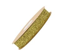 Uonlytech Ruban Décoratif Doré Velours Pailleté pour Cadeau Accessoires Vêtements Diy Bande Durable pour Fête et Mariage