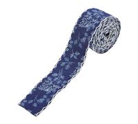 Uonlytech Ruban Denim à Bordure Dentelle Tissu Jean Polyvalent pour Déco Vêtements DIY Chaussures Accessoires Cheveux et Nœuds Élégants