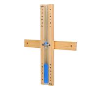 Uonlytech Sablier de Sauna en Bois Rotatif Verre, Minuterie Murale Bleue | Usage pour Sauna et Hammam Sec, Design Simple et Solide, Accessoire Salle de Bain Bois, Nichoir à Chauve Souris