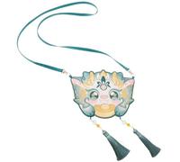 Uonlytech Sac Bandoulière Brodé Dragon Année Du Dragon pour Garçon Fille Pochette Voyage Élégante et Robuste Sac Femme pour Nouvel An Chinois