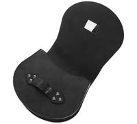 Uonlytech Sacoche de Selle Viking Noire en Pu Vintage, Grand Paquet Banane Médiéval Poche pour Pièces de Monnaie, Pochette de Ceinture Renaissance Légère pour Cosplay, Fêtes et Accessoires