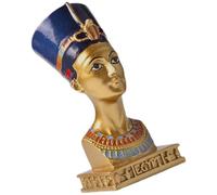 Uonlytech Sculpture en Résine de Nefertiti, Statue Égyptienne Antique pour Décoration de Bureau et Maison, Ornement de Table et Salon