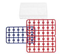 Uonlytech Sélecteur de Numéros Loto Boules Numérotées Multicolores pour Joueurs, Format Classique Compact, Machine Manivelle Simulation Tirage, Jeu Bureau Divertissant Fête, 1 Coffret