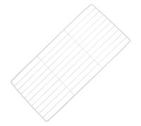 Uonlytech Séparateur D'étagère en Métal 17×35 Cm pour Congélateur, Grille de Rangement Résistante Blanche, Organisateur de Compartiment Frigo Cuisine, Maille de Congélation Pratique