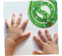 Uonlytech Serpent Peluche Moyen Réaliste pour Farces et Décorations Halloween Accessoire Effrayant et Educatif pour Amusement et Apprentissage