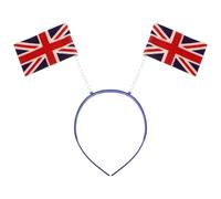 Uonlytech Serrage-tête Motif Drapeau Britannique Effet 3d Léger en Tissu Accessoire Unique pour Filles et Femmes pour Célébrations et Événements à Thème
