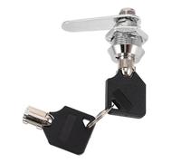 Uonlytech Serrure à Came Zinc avec Clé Barillet Robuste pour Boîtes Aux Lettres Armoires et Meubles de Bureau Remplacement Sécurisé pour Fichiers et Rangements