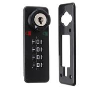 Uonlytech Serrure à Code Mécanique Noir en Plastique Abs pour Armoire et Casier Combinaison à 4 Chiffres, Offrant une Sécurité Renforcée Verrouillage Fiable