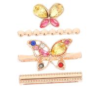 Uonlytech Set de Bijoux pour Bracelet Montre Intelligente Anneau Décoratif Silicone Charme Discret pour Décoration de Sangle Accessoire Compatible Montre Connectée Style Élégant et