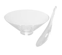 Uonlytech Set Japonais de Thé Matcha Verre avec Bol Texturé et Cuillère Design Lisse Antidérapant pour Cérémonie Service Élégant pour Réunions Familiales et Bureau