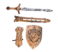 Uonlytech Set pour Garçon Fille Cosplay Léger et Accessoires de Jeu de Rôle pour Garçons Costume Chevalier pour Fêtes et Halloween