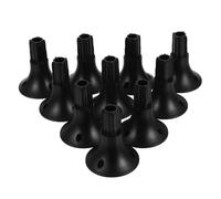 Uonlytech Socle De Lampe De Jardin Solaire En Plastique Abs, Socle Stable Et Résistant Au Vent Pour Lampadaire D'extérieur, Support De Lampe Pour Éclairage De Pelouse, Lot De 10 Pièces