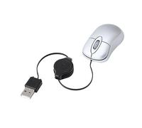 Uonlytech Souris USB Mini Rétractable Ergonomique pour Ordinateur Portable Optique Design Compact Et Élégant Compatible