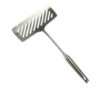 Uonlytech Spatule Inox pour Cuisson Pelle à Poisson Acier Inoxydable Spatule Plate Pratique pour Steak Galette et Friture Ustensile de Cuisine et Facile à Nettoyer