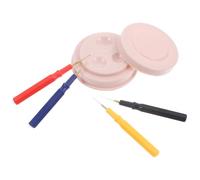 Uonlytech Stylo à Huiler et Godet Plastique Solides, Kit d'Outils de Réparation Horlogère 4 Stylos, pour Lubrification Précise des Montres Mécaniques et Entretien de Montres