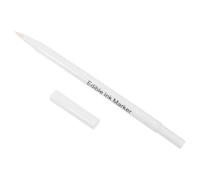 Uonlytech Stylo Marqueur Alimentaire Comestible Blanc pour Décoration de Gâteaux et Biscuits Embouts Larges et Fins en Plastique, Pâtisserie Plusieurs styles