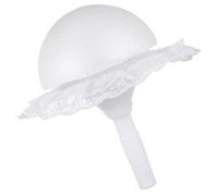 Uonlytech Support de Bouquet de Mariée en Écume Blanche D'hémisphère, Accessoire Délicat et Romantique pour Décoration, pour Showers Nuptiaux et Engagements