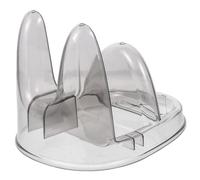Uonlytech Support de Couvercle de Pot Transparent et Repose-cuillère Réutilisable pour Cuisine Organisateur de Rangement de Spatule et Couvercle Léger Facile à Nettoyer et Portable