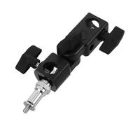 Uonlytech Support de Flash Compact en Métal Pince Réglable pour Parapluie, Adaptateur Fileté pour Trépied Photo, Accessoire Multi-Usage pour Éclairage Studio et Photographie Professionnelle