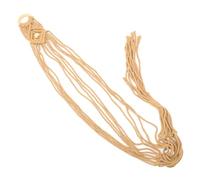 Uonlytech Support de Guitare en Macramé Tressé la Main, Crochet Mural Robuste en Corde de Coton, Rangement Pratique pour Guitare Acoustique et Ukulélé en Intérieur