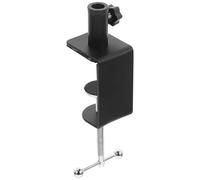 Uonlytech Support de Table en Alliage D'aluminium Réglable Pince en Fer Noir et Base Multifonction Antidérapante, Serrage-Joint de Bureau à Vis pour Lampe de Bureau et Accessoires Maison,