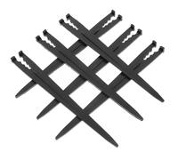 Uonlytech Support de Tuyau D'arrosage 100 Pcs en Plastique Haute Résistance, Piquets de Fixation Renforcés Clous, Compatibles 16-20 Mm, pour Irrigation Goutte à Goutte Jardin Extérieur