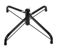 Uonlytech Support en Fer pour Sapin de Noël 1,9cm Pliable Noir | Base pour Arbre Artificiel, Installation Simple et Rangement Facile, Compatible Tiges Acier 1,9cm