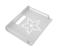 Uonlytech Support Mural pour Projecteur Étagère Murale pour Projecteur Rack de Rangement pour Routeur Alliage Aluminium Design Économe en Espace Compatibilité Multi-Marques Bureau