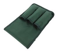 Uonlytech Tabouret à Genoux latéral avec de Rangement pour Outils, Tissu Oxford Vert, pour projets de Bricolage en extérieur