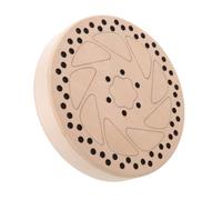 Uonlytech Tambour de Ruisseau en Bois 6 Pouces, Prise Antidérapante | Jeu à Main Maillet, Son Doux sans Accordage, pour Débutants et Enseignants, Kaki