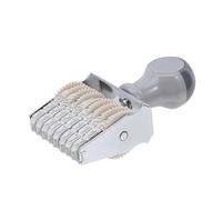 Uonlytech Tampon Dateur Manuel à 8 Chiffres Réglable en Caoutchouc et Métal Rouleau Dateur Portable pour Agendas Scrapbooking et Classement Impression Précise Date Usage Quotidien