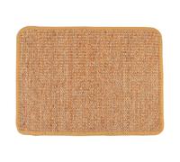 Uonlytech Tapis à Griffer Couverture de Sol Khaki en Sisal Naturel pour Chat Protège Canapé et Sol, Tapis Solide pour Animaux Actifs