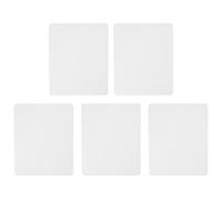 Uonlytech Tapis de Souris pour Impression Thermique en Caoutchouc Blanc Antidérapant Lot de 5 à Sublimation Accessoires Personnalisables pour Bureau à Domicile