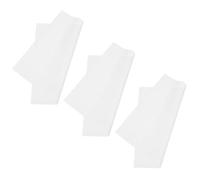 Uonlytech Tapis Déshydrateur en Silicone 3pcs pour Fruits et Viande, Résistant, Antiadhésif, Plateau Carré Blanc, pour Sèche-aliments Réutilisable