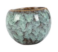 Uonlytech Tasse à Thé en Céramique Style Rétro Couleur Bleu Clair Tasse Domestique pour Infusion et Dégustation Design Chic et Pratique pour Maison et Moments Conviviaux