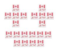 Uonlytech Tatouages Temporaires Drapeau National Papier Transfert D'eau et Film Pet 20pcs, Application Facile, Résistants la Transpiration pour Événements Football 2026