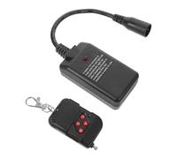 Uonlytech Télécommande sans Fil Compatible 400/500/900/1500w pour Machine à Fumée avec Boutons Antidérapants en Plastique et Métal, Récepteur de Pièces de Rechange pour Fêtes