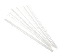 Uonlytech Tiges Carrées Solidité Structurelle et Stabilité en Plastique Blanc 50 Pièces 50cm pour Bricolage pour Projets D'art et Loisirs Créatifs