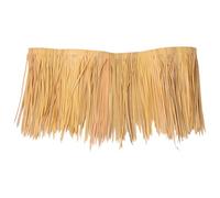 Uonlytech Toiture de Chaume Artificielle 1m X 0,5m Mixte, Panneau de Chaume Synthétique Résistant aux Intempéries pour Pergola Jardin, Décoration Extérieure Naturelle, Couleur Aléatoire