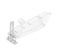 Uonlytech Transparent Table Saw Dust Collection Cover Protective Shield For Woodworking Durable And Easy To Install Enhances Work Environment And Heat Management