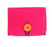Uonlytech Trousse de Rangement pour Huiles Essentielles en Feutre, Compacte et Légère, Couleur Rose Vif, Pochette Portable pour 10 Flacons, pour Voyage et Usage Maison, Organisateur