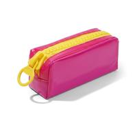 Uoocg Trousse à crayons avec dopamine et grande fermeture éclair - Mäppchen amusant pour filles - École - Transparent - Trousse cosmétique - Étui de papier à lettre tendance pour le bureau et les