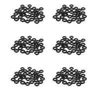 Uooduby 180 Pcs 2.5mm x 6.5mm x 2mm Joints Toriques en Caoutchouc pour La PÊChe Au Ver Farfelu