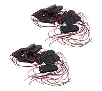 Uooduby 20 PCS Commutateur Marche/Arret pour 2 x 3V CR2032 Batterie de Bouton Boitier de Batterie pour LED