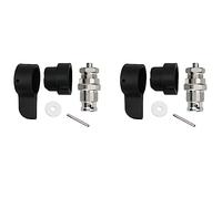 Uooduby 2X 235014 Prime Valve, Valve de Vidange pour 390 395 490 495 595 Airless Paint Sprayer Silver
