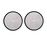 Uooduby 2X Couvercle de Drain de Douche Attrape-Cheveux, Facile à Nettoyer Le Drain de Plancher Protecteur Crépine Piège à Cheveux pour Baignoire Baignoire évier Plancher Plat